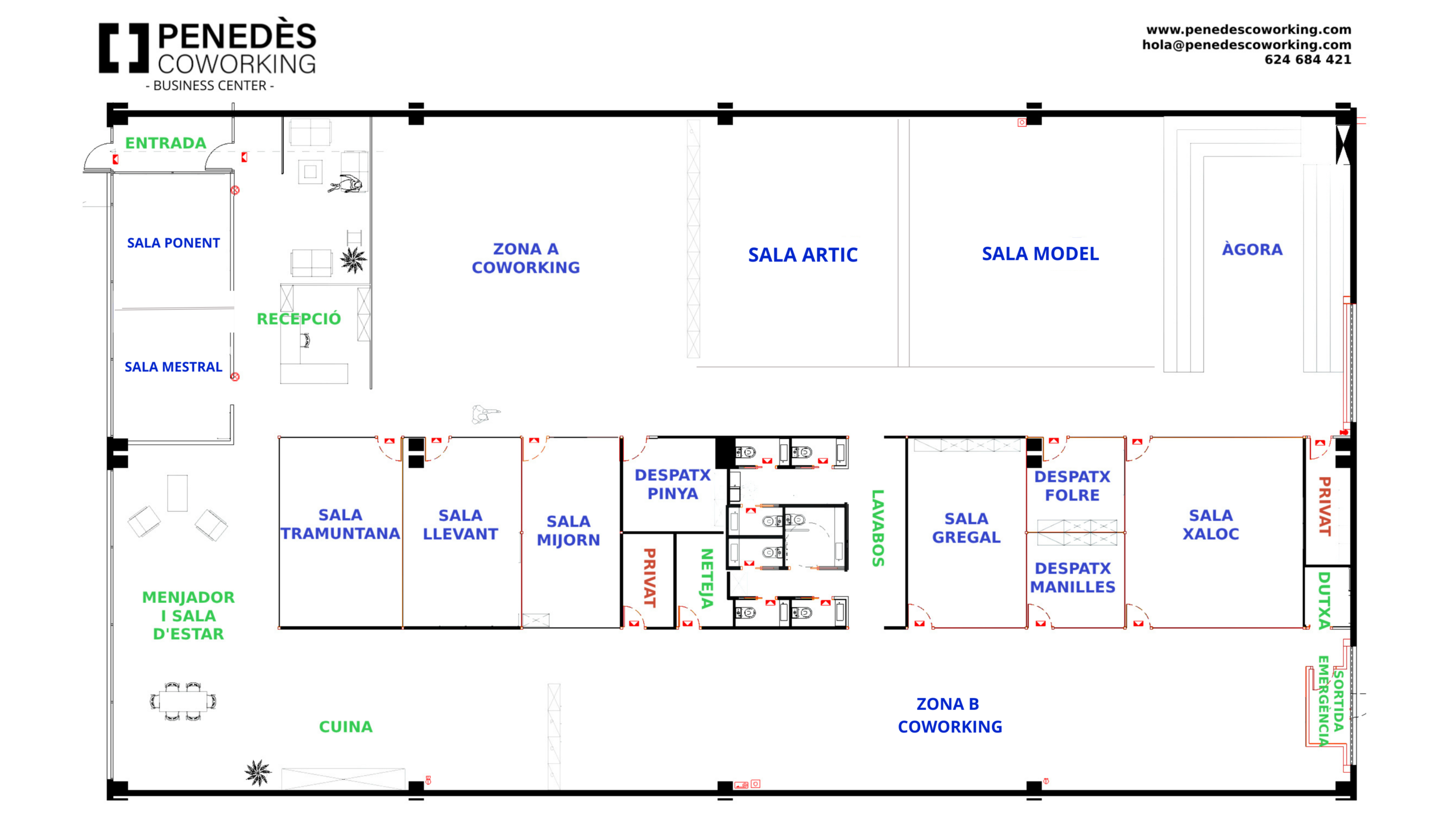 Plano Penedès Coworking